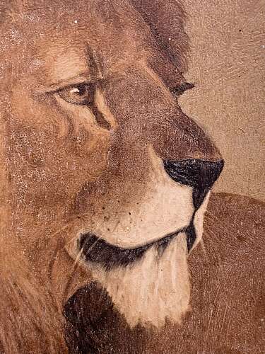 NAIVE PORTRAIT OF A LION