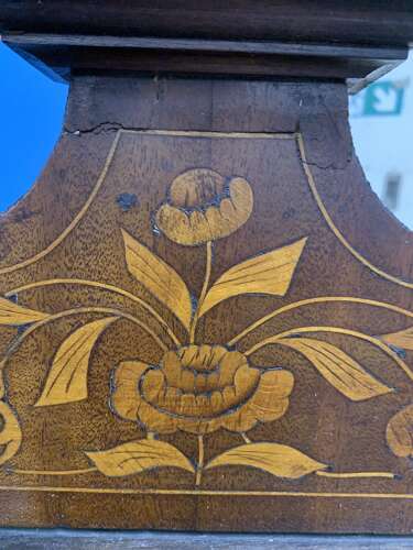 LATE 18th C DUTCH MARQUETRY WALL CABINET