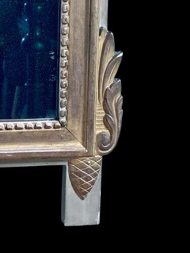 CHARMING 18th C FRENCH MARRIAGE MIRROR