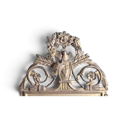 CHARMING 18th C FRENCH MARRIAGE MIRROR