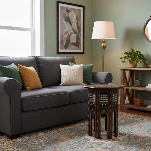 EARLY 20TH C MOORISH SIDE TABLE