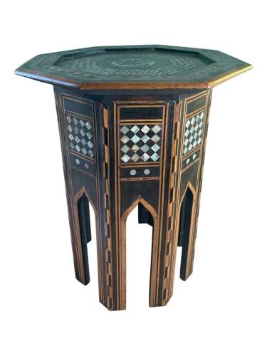 EARLY 20TH C MOORISH SIDE TABLE