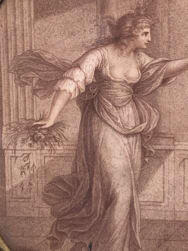 18th CENTURY STIPPLE ENGRAVING