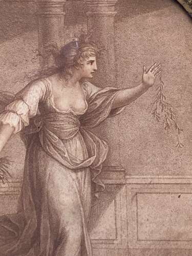 18th CENTURY STIPPLE ENGRAVING