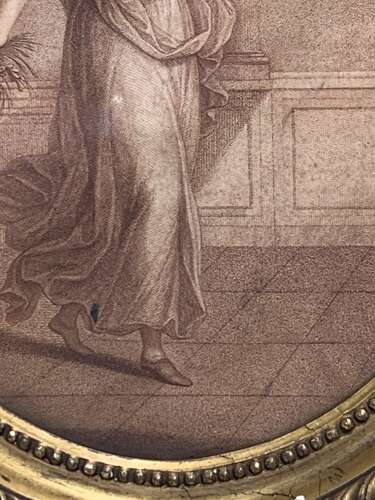18th CENTURY STIPPLE ENGRAVING