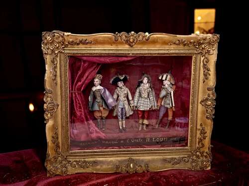 A RARE 19th C FRENCH THEATRICAL DIORAMA