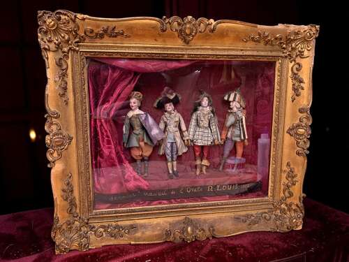 A RARE 19th C FRENCH THEATRICAL DIORAMA