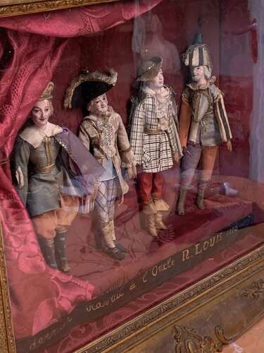 A RARE 19th C FRENCH THEATRICAL DIORAMA